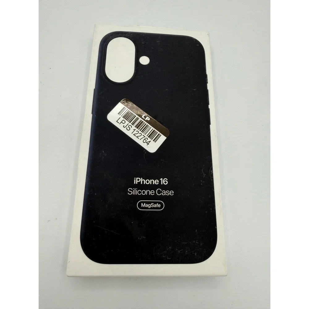 Apple iPhone 16 Silicone Case MagSafe Black New Protective